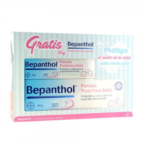 bepanthol pack pomada protectora bebe 100 gramos 30 gramos