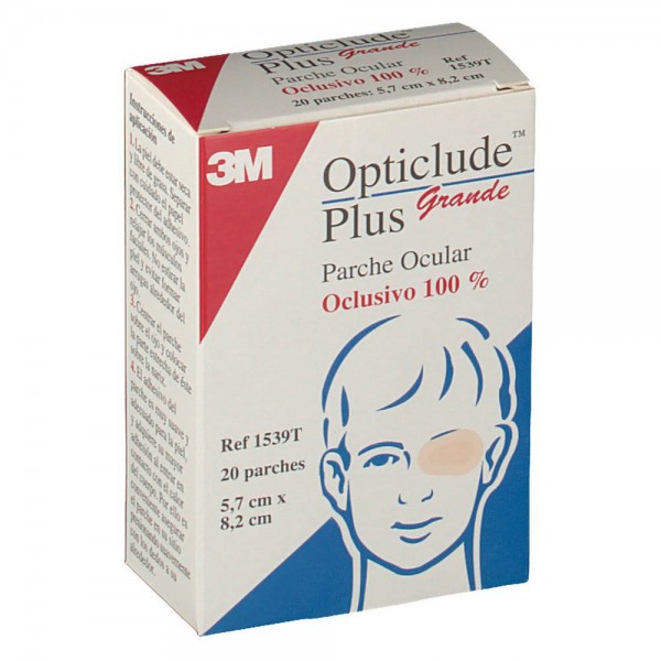 opticlude plus grande 20 parches