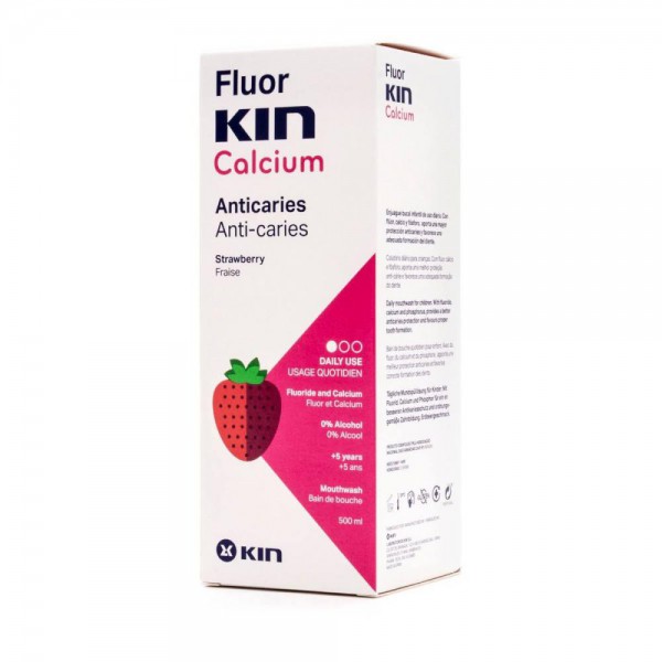 fluor kin calcio enjuague 500 ml