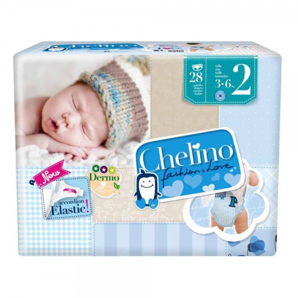 chelino talla 2 3 6 kg 28 panales