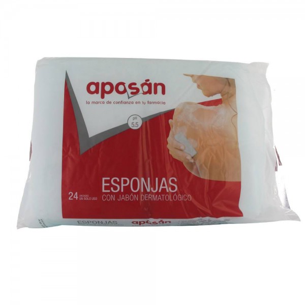 aposan esponja enjabonada 24 u