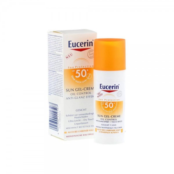 eucerin sun gel crema oil control spf50 50ml
