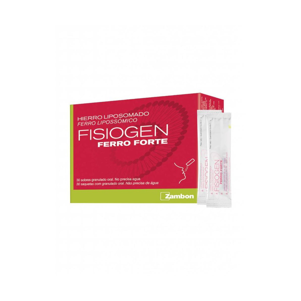 fisiogen ferro forte 30 sobres