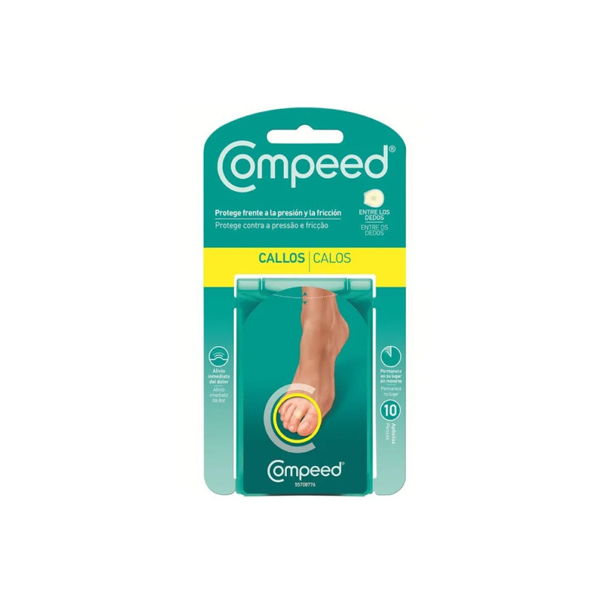 compeed callos entre dedos 10 apositos