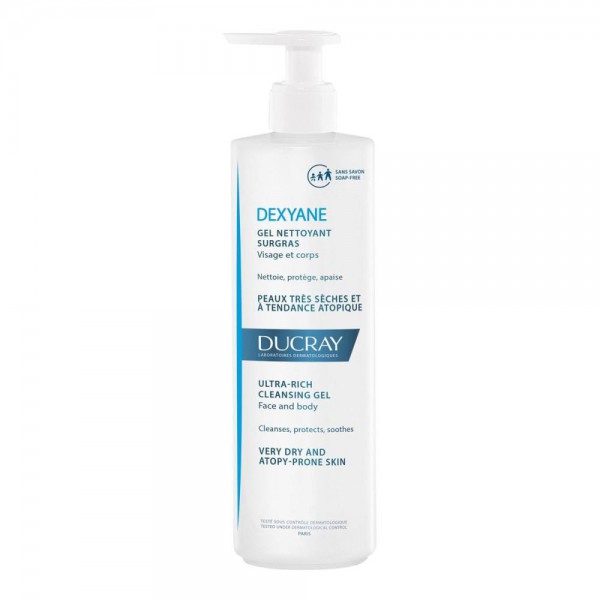 dexyane gel limpiador sobregraso ducray 400 ml