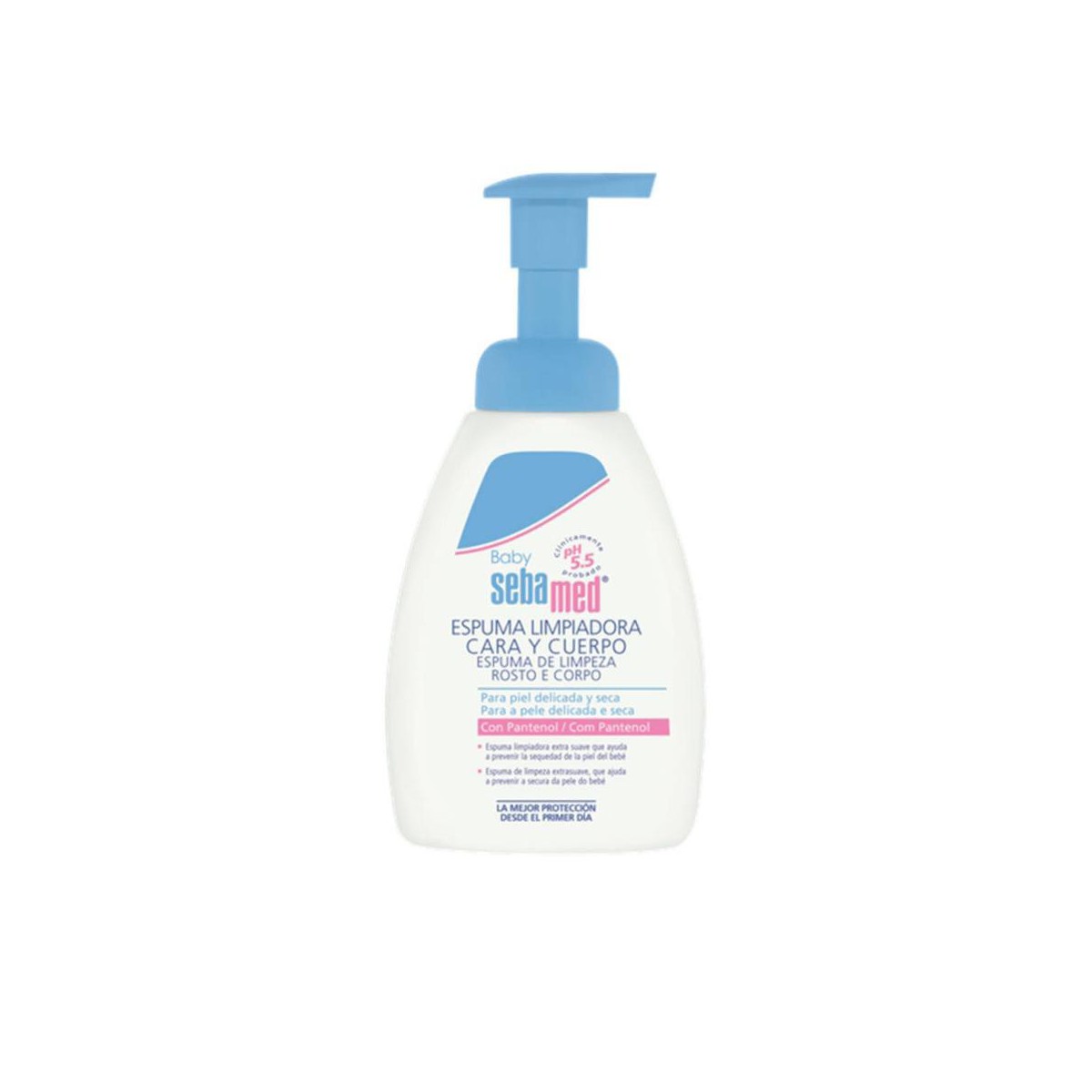 sebamed baby espuma limpiadora cara y cuerpo 400 ml