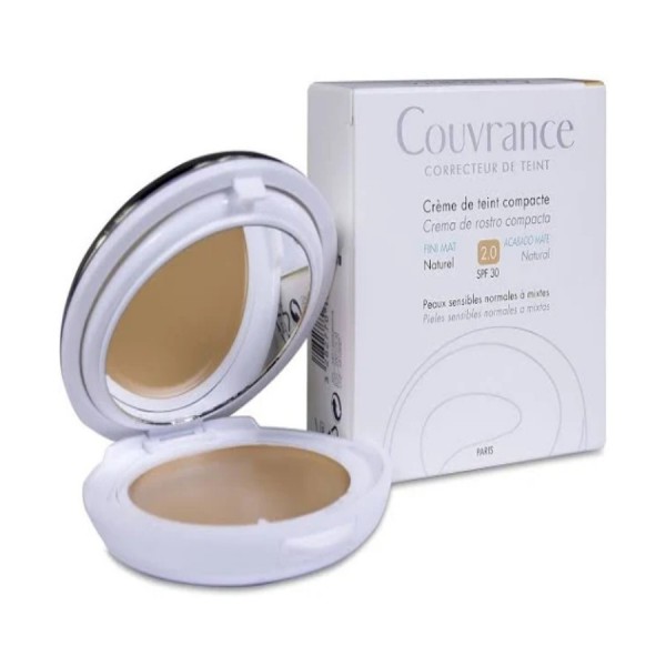 avene couvrance crema compacta oil free natural