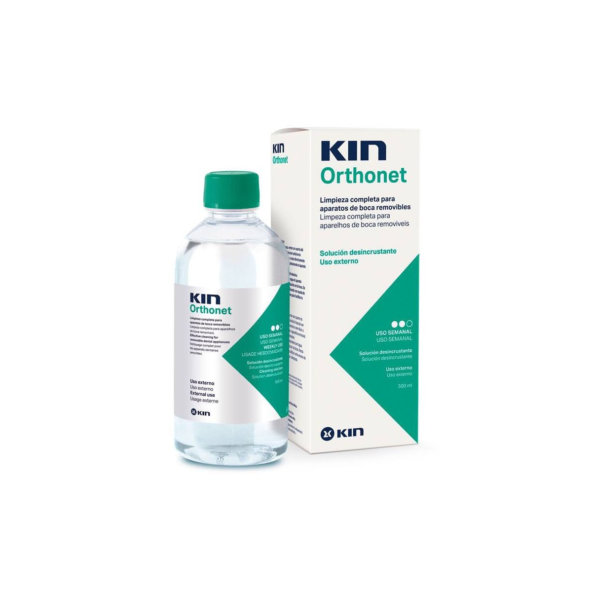 kin orthonet desincrustante semanal 500 ml