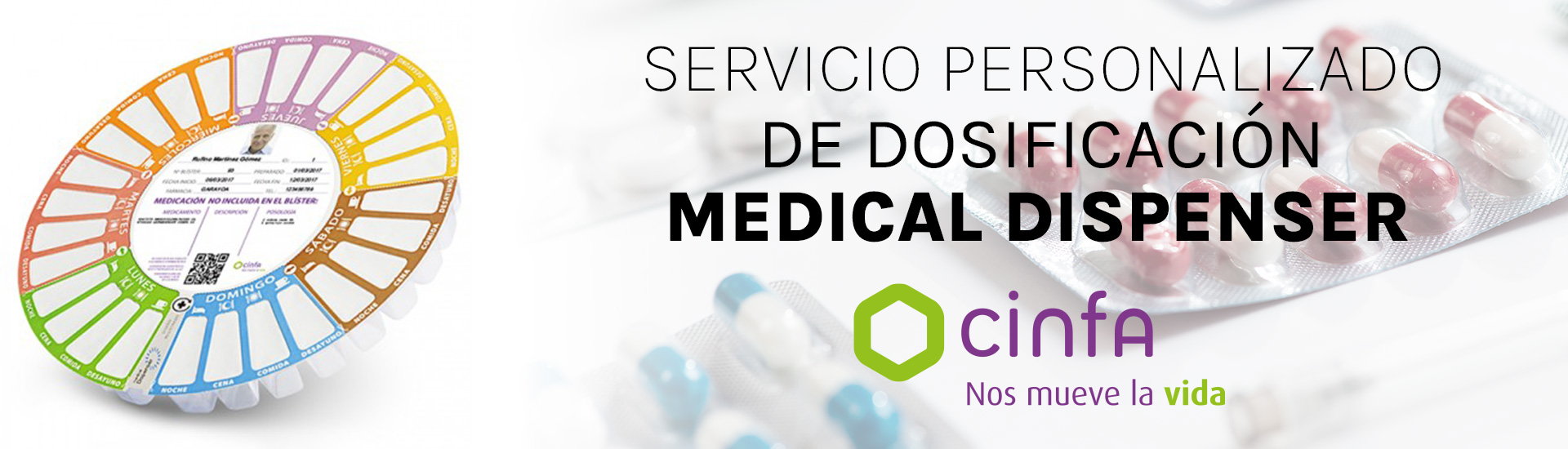 Servicio personalizado de dosificación Medical Dispenser de cinfa 